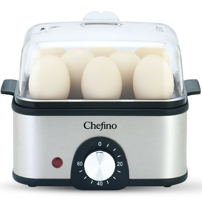 Chefino Eierkoker 8 Eieren – Elektrisch – RVS – Automatische Uitschakeling