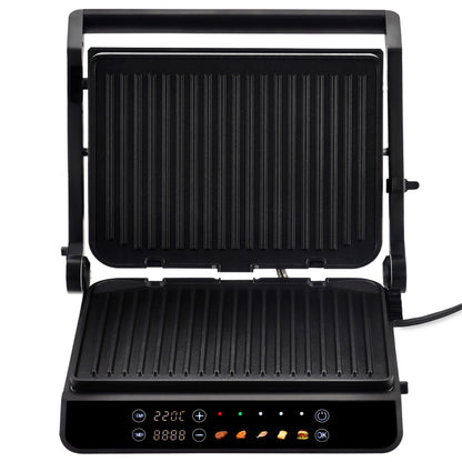 Chefino Contactgrill XL 2000W – PFAS-vrij – Uitneembare Platen – 180°