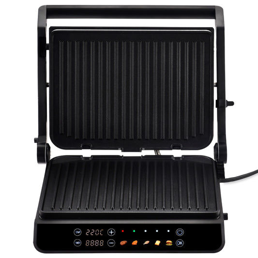 Chefino Contactgrill XL 2000W – PFAS-vrij – Uitneembare Platen – 180°