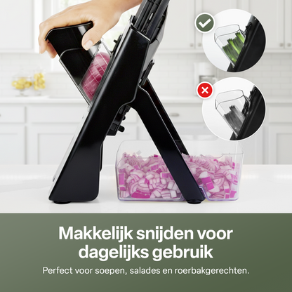 Chefino Taglio Mandoline – Groentesnijder met Opvangbak – Verstelbaar