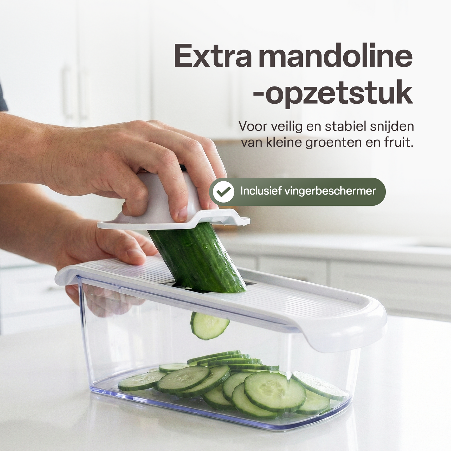 Chefino Verto Vegetable Slicer Set – 8 Blades – With Collection Container