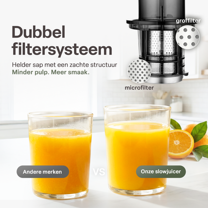Chefino Slowjuicer – Koude Pers – 9 cm Vultrechter – Stil & Hoog Saprendement