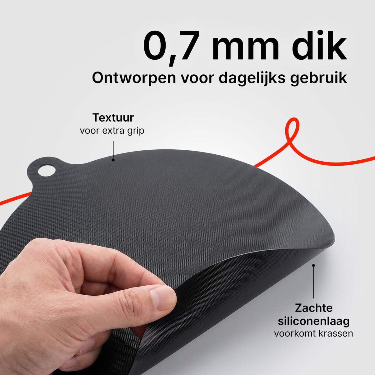 Chefino Inductiebeschermers 4 Stuks – Siliconen – 18 & 22 cm – Antislip