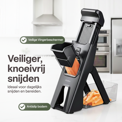 Chefino Taglio Mandoline – Groentesnijder met Opvangbak – Verstelbaar