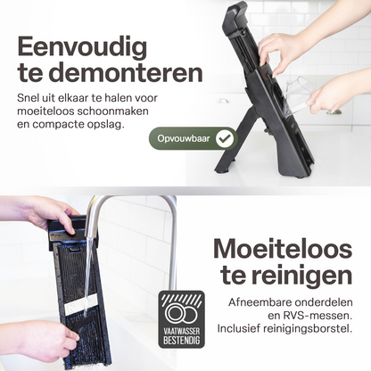 Chefino Taglio Mandoline – Groentesnijder met Opvangbak – Verstelbaar