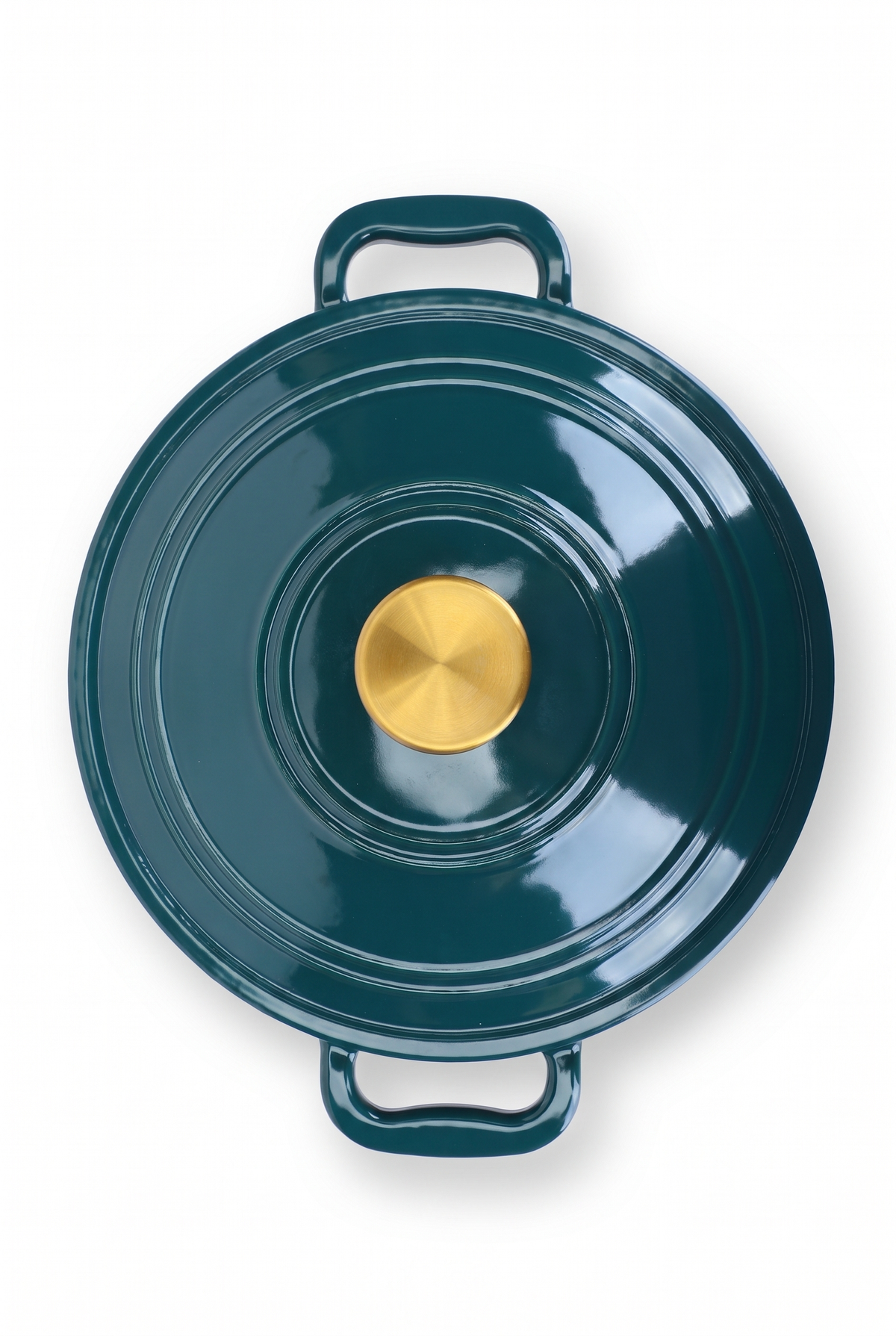 Chefino Gietijzeren Braadpan 24 cm Groen – 4,5 L – Geëmailleerd – Inductie