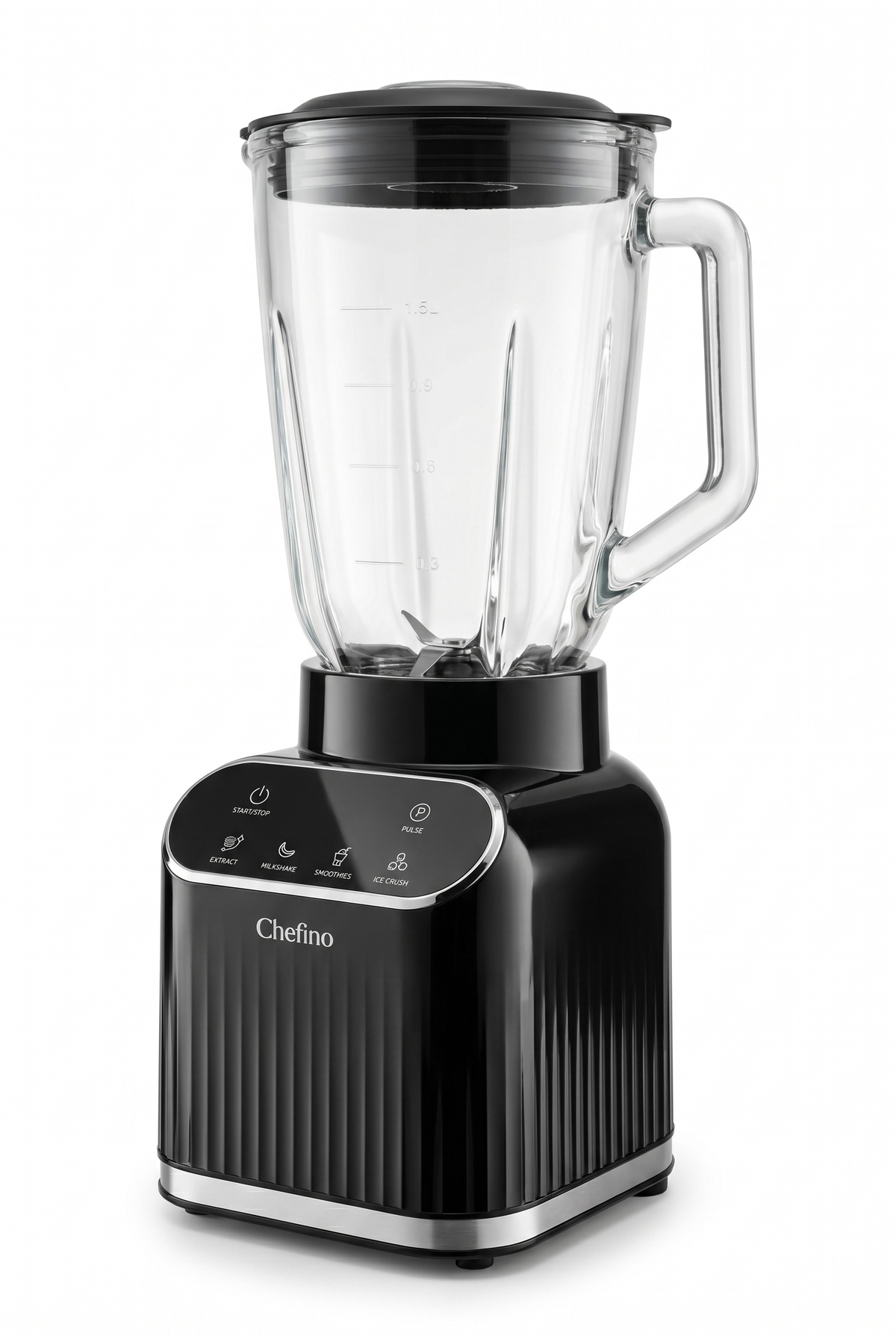 Chefino Blender 1400W – 1,5L Glazen Kan – Smoothie Blender
