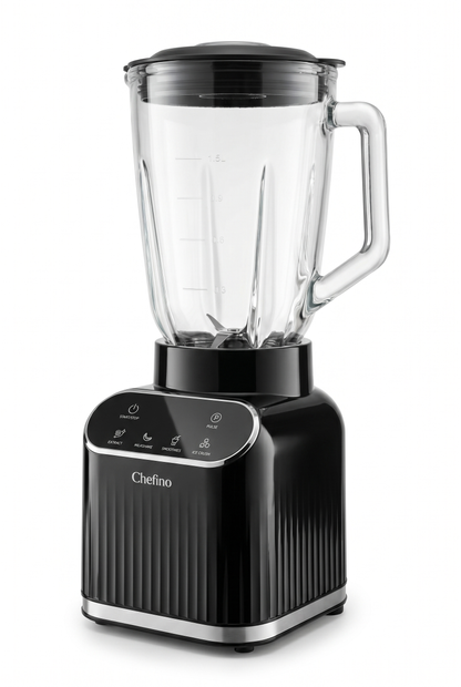 Chefino Blender 1400W – 1,5L Glazen Kan – Smoothie Blender