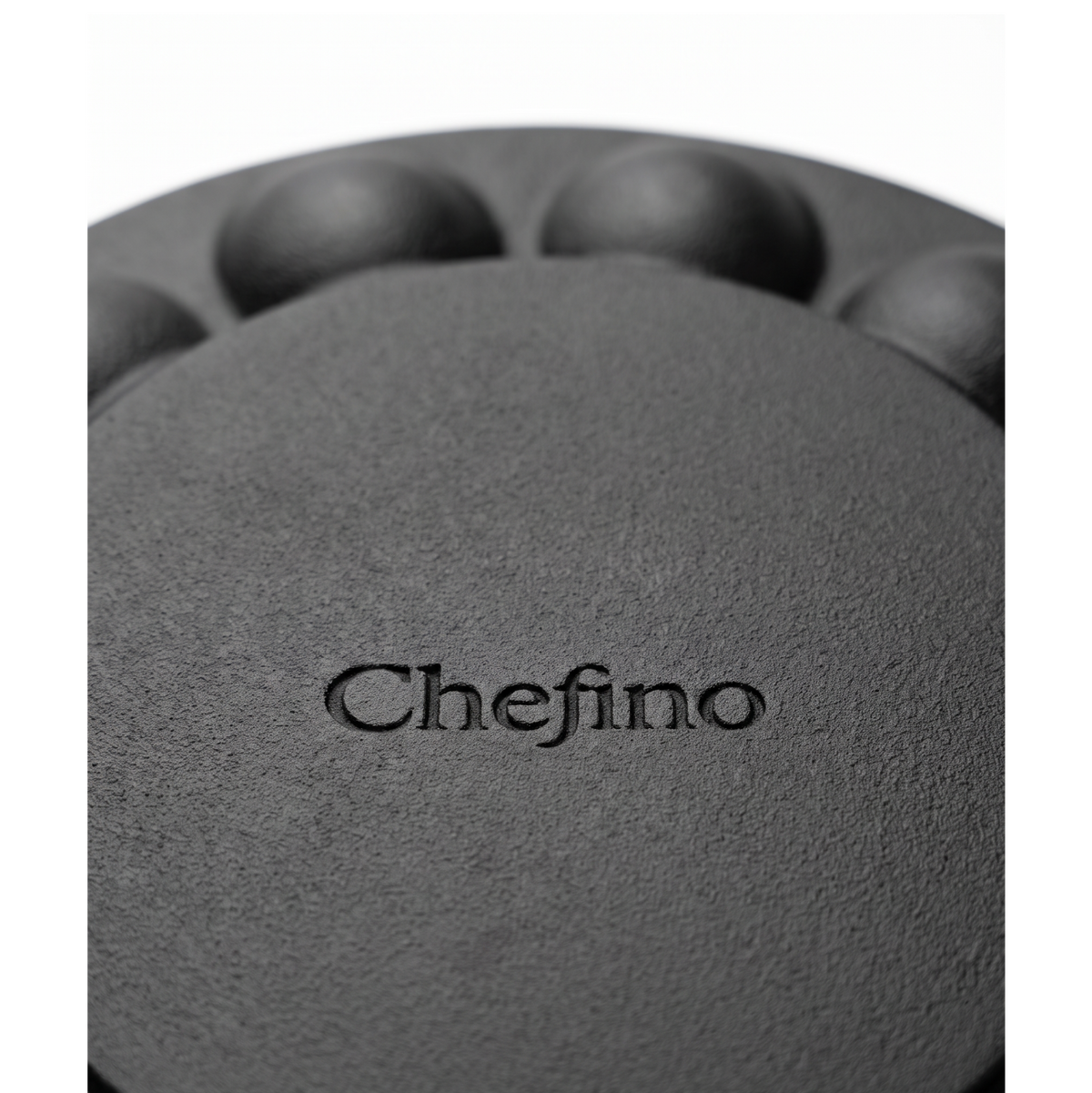Chefino Poffertjespan Gietijzer 24 cm – 19 Poffertjes – Inductie & Oven
