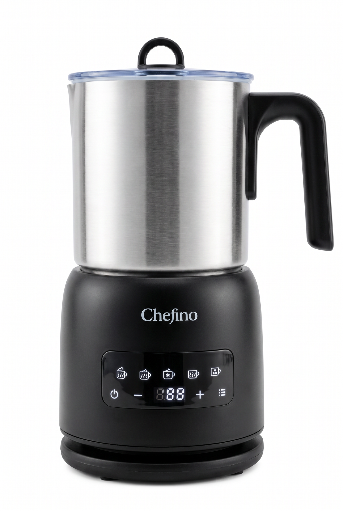 Chefino Melkopschuimer 4-in-1 – RVS – Vaatwasbestendig