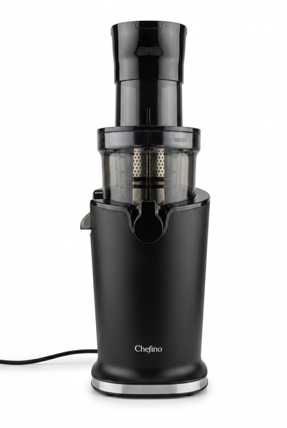 Chefino Slowjuicer – Koude Pers – 9 cm Vultrechter – Stil & Hoog Saprendement