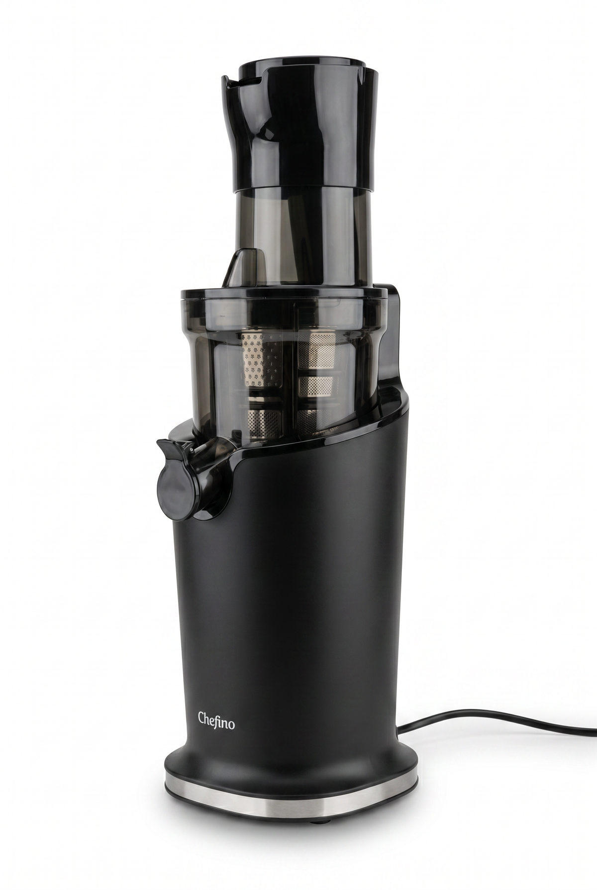 Chefino Slowjuicer – Koude Pers – 9 cm Vultrechter – Stil & Hoog Saprendement