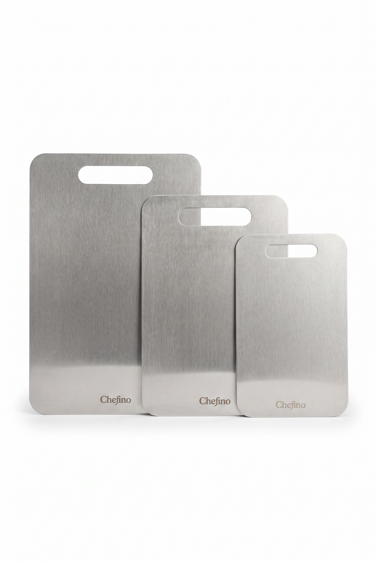 Chefino Titanium Snijplanken Set 3-delig – Antibacterieel & Krasvast
