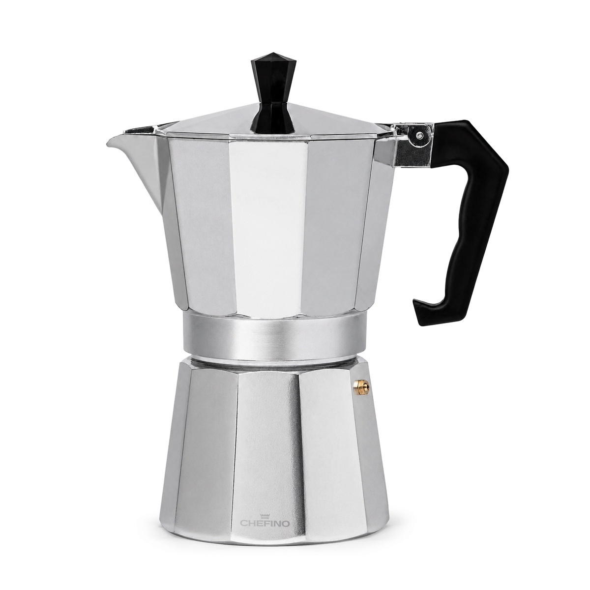 Chefino Percolator 6 Kops – Moka Pot 270 ml – Aluminium Espressomaker