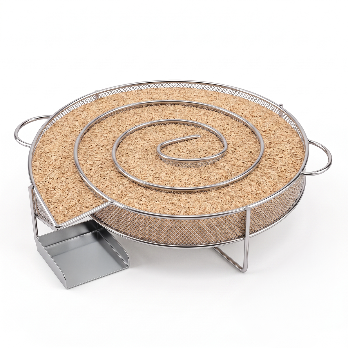Chefino Rookgenerator Koud Roken – RVS Rookspiraal Ø20 cm – Tot 7 Uur