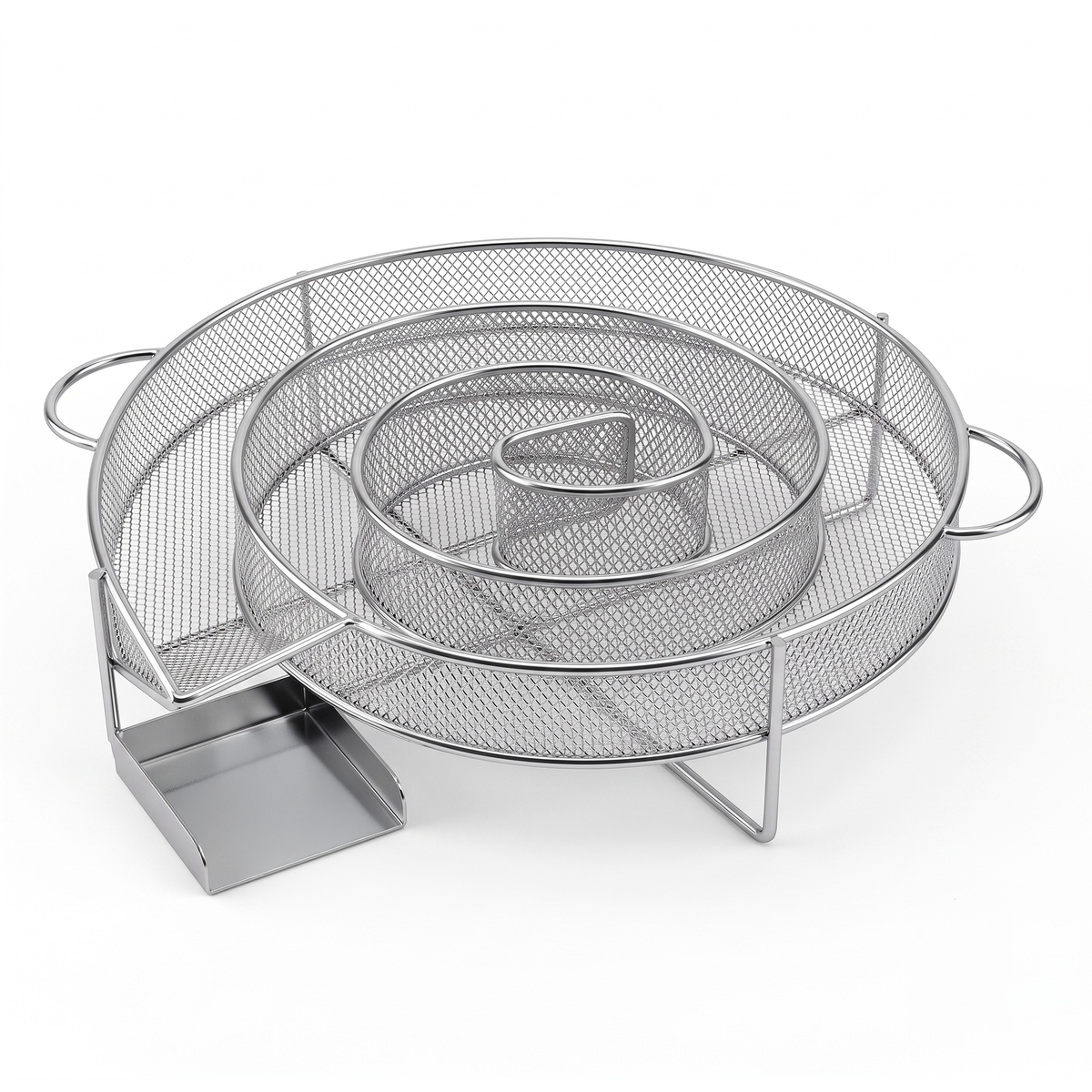 Chefino Rookgenerator Koud Roken – RVS Rookspiraal Ø20 cm – Tot 7 Uur