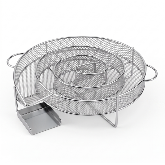 Chefino Rookgenerator Koud Roken – RVS Rookspiraal Ø20 cm – Tot 7 Uur